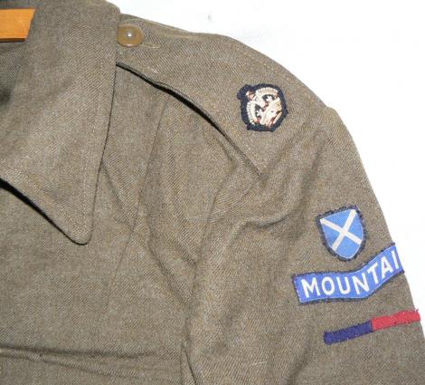 Badged Battledress RE 52(L) Div