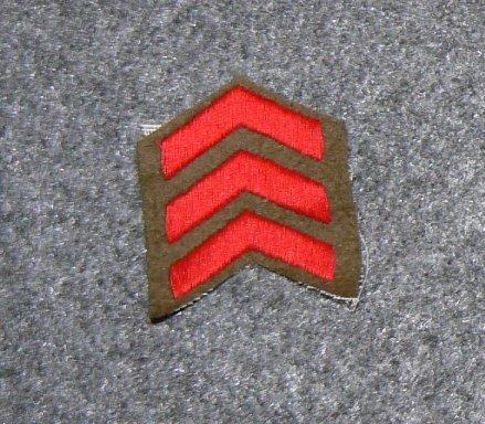 WW2 Service Chevrons, Woven, 3 Years