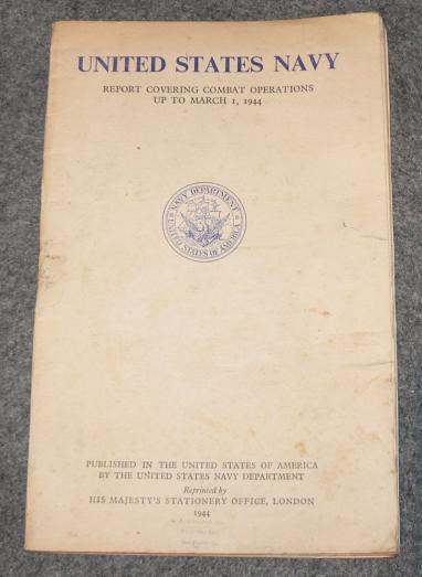HMSO Booklet, United States Navy