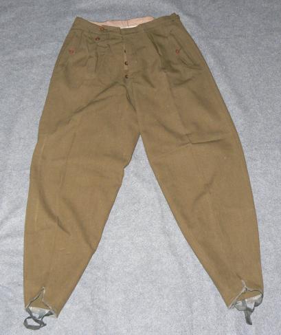 Officers Service Dress Trousers, Unusual Cut