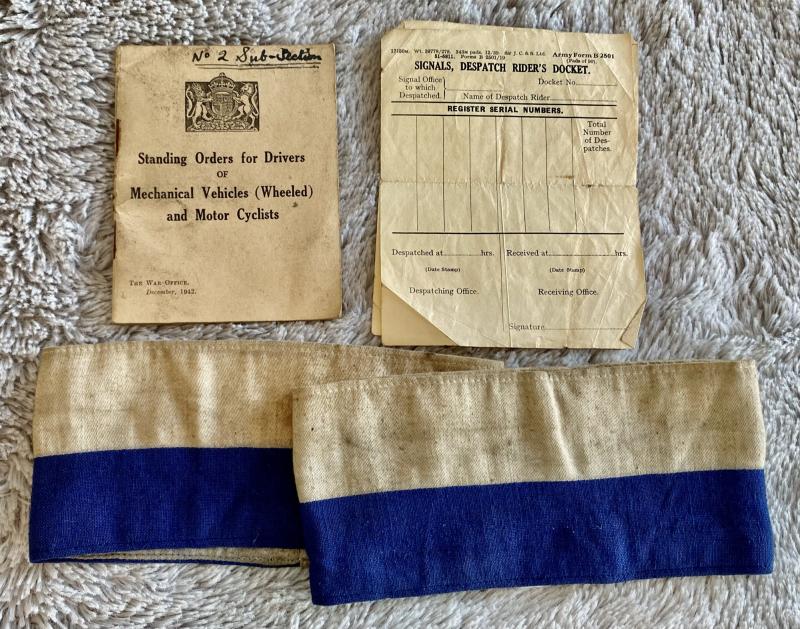 Signals Armbands & DR Paperwork