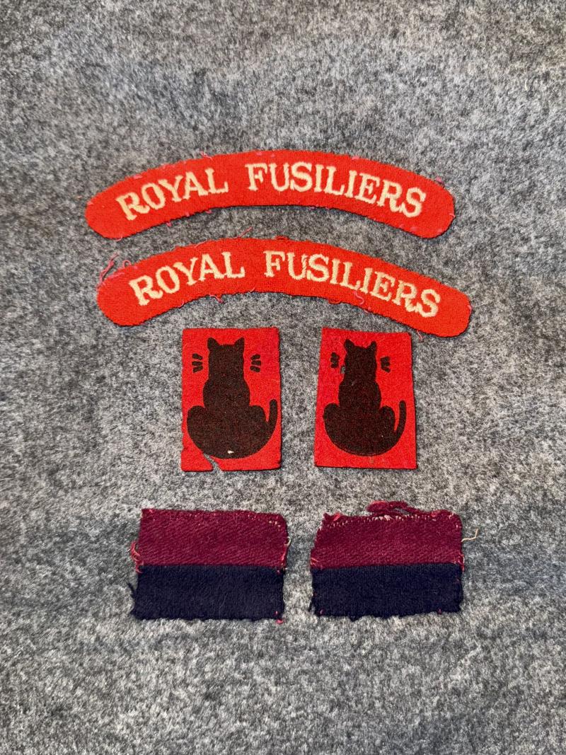 Royal Fusiliers Insignia Grouping